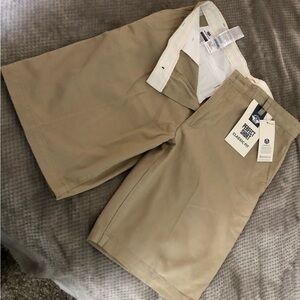 Dockers Tan Flat Front Shorts